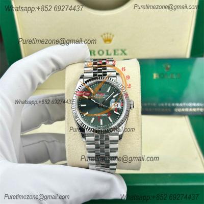 DateJust 36 126234 VS3235 Automatic Mens Watch 904L SS VSF 1:1 Best Edition Green Stick Dial on Jubilee Bracelet CHS