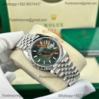 DateJust 36 126234 VS3235 Automatic Mens Watch 904L SS VSF 1:1 Best Edition Green Stick Dial on Jubilee Bracelet CHS