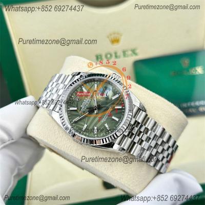 DateJust 36 126234 VS3235 Automatic Mens Watch 904L SS VSF 1:1 Best Edition Green Stick Dial on Jubilee Bracelet CHS