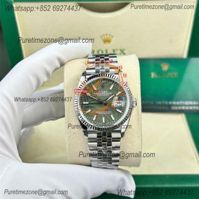 DateJust 36 126234 VS3235 Automatic Mens Watch 904L SS VSF 1:1 Best Edition Green Stick Dial on Jubilee Bracelet CHS