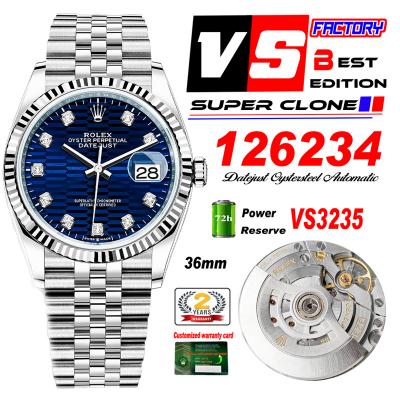 DateJust 36 126234 VS3235 Automatic Mens Watch 904...