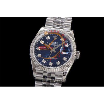 DateJust 36 126234 VS3235 Automatic Mens Watch 904L SS VSF 1:1 Best Edition Blue Dial on Jubilee Bracelet CHS