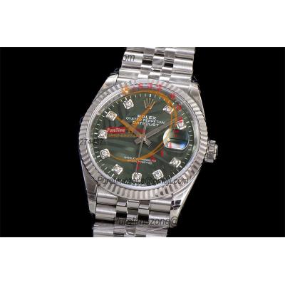 DateJust 36 126234 VS3235 Automatic Mens Watch 904L SS VSF 1:1 Best Edition Green Dial on Jubilee Bracelet CHS