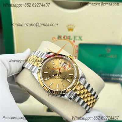 DateJust 36 126233 VS3235 Automatic Mens Watch 904L SS VSF 1:1 Best Edition YG Glod Dial on Jubilee Bracelet CHS