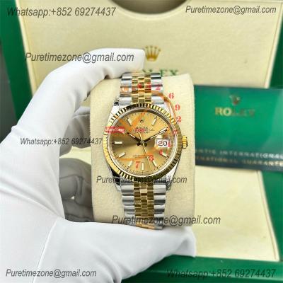 DateJust 36 126233 VS3235 Automatic Mens Watch 904L SS VSF 1:1 Best Edition YG Glod Dial on Jubilee Bracelet CHS