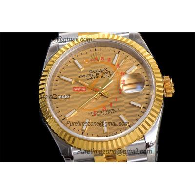 DateJust 36 126233 VS3235 Automatic Mens Watch 904L SS VSF 1:1 Best Edition YG Glod Dial on Jubilee Bracelet CHS