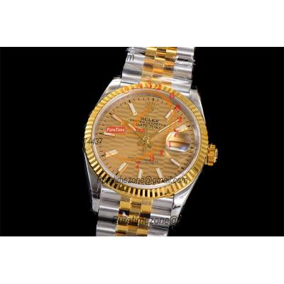 DateJust 36 126233 VS3235 Automatic Mens Watch 904L SS VSF 1:1 Best Edition YG Glod Dial on Jubilee Bracelet CHS