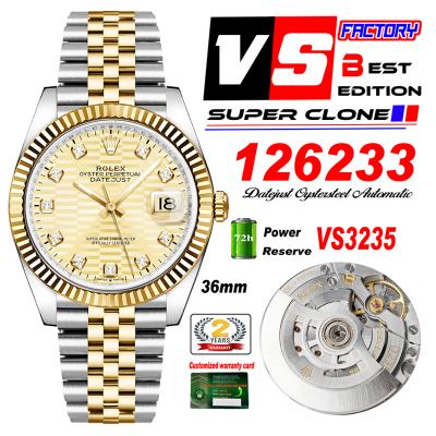 DateJust 36 126233 VS3235 Automatic Mens Watch 904...