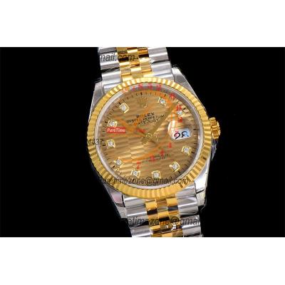 DateJust 36 126233 VS3235 Automatic Mens Watch 904L SS VSF 1:1 Best Edition YG Glod Dial on Jubilee Bracelet CHS