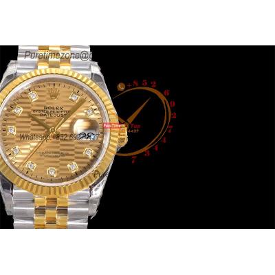 DateJust 36 126233 VS3235 Automatic Mens Watch 904L SS VSF 1:1 Best Edition YG Glod Dial on Jubilee Bracelet CHS