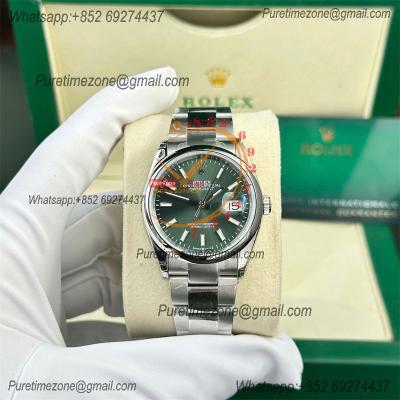 DateJust 36 126200 VS3235 Automatic Mens Watch 904L SS VSF 1:1 Best Edition Green Dial on Jubilee Bracelet CHS