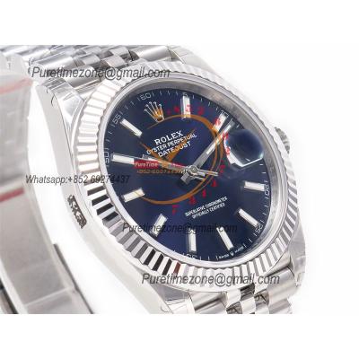 DateJust 41 126334 VS3235 Automatic Mens Watch 904L SS VSF 1:1 Best Edition Blue Dial on Jubilee Bracelet CHS