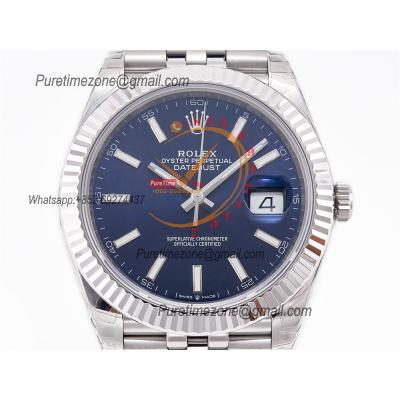 DateJust 41 126334 VS3235 Automatic Mens Watch 904L SS VSF 1:1 Best Edition Blue Dial on Jubilee Bracelet CHS