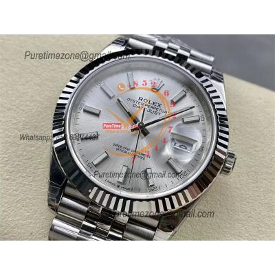 DateJust 41126334 VS3235 Automatic Mens Watch 904L SS VSF 1:1 Best Edition Silver Dial on Jubilee Bracelet CHS