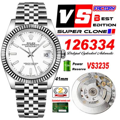 DateJust 41 126334 VS3235 Automatic Mens Watch 904...