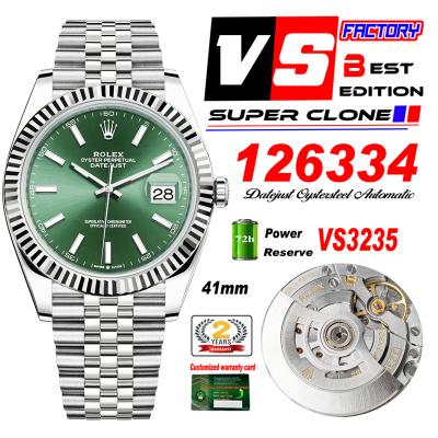 DateJust 41 126334 VS3235 Automatic Mens Watch 904...