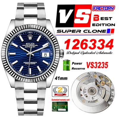 DateJust 41 126334 VS3235 Automatic Mens Watch 904...