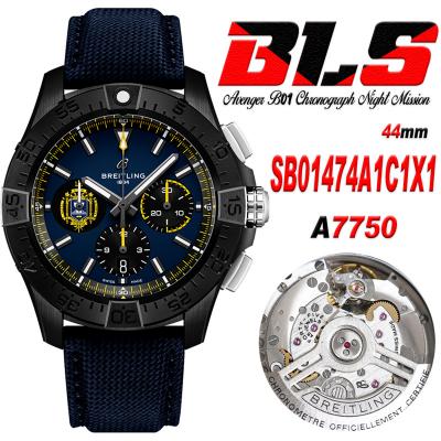 Avenger B01 Chronograph 44 A7750 Automatic Mens Wa...