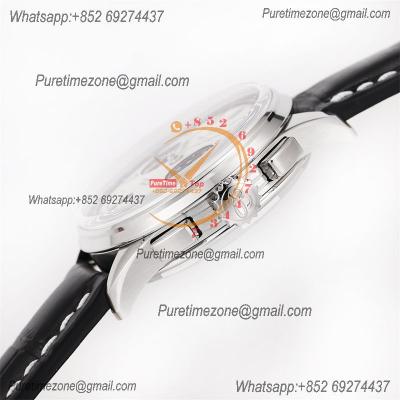 Premier B01 Chronograph 42 A7750 Automatic Mens Watch AB0118221G1P1 Best Edition GF V2 White Dial Leather CHS