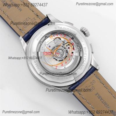 Premier B01 Chronograph 42 A7750 Automatic Mens Watch AB0118A61C1P1 Best Edition GF V2 Blue Dial Leather CHS