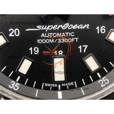 Superocean II 44 Y1739310 A2824 Automatic Mens Watch Best Edition GF Black Dial SS Bracelet CHS