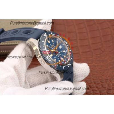 Superocean II 44 A17392D8 A2824 Automatic Mens Watch Best Edition GF Blue Dial Rubber Strap CHS