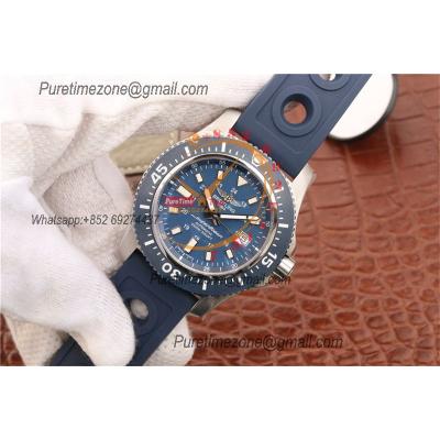 Superocean II 44 A17392D8 A2824 Automatic Mens Watch Best Edition GF Blue Dial Rubber Strap CHS