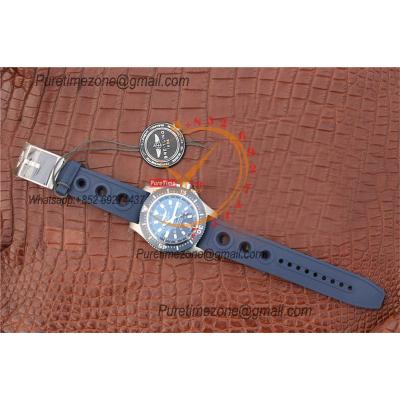 Superocean II 44 A17392D8 A2824 Automatic Mens Watch Best Edition GF Blue Dial Rubber Strap CHS