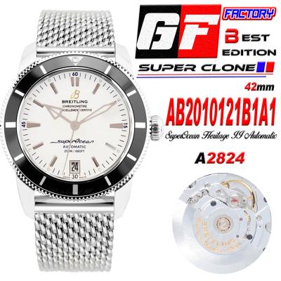 SuperOcean Heritage ii 42mm AB2010121B1A1 A2824 Au...