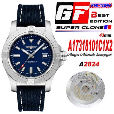 Avenger  43mm A17318101C1X2 A2824 Automatic Mens W...