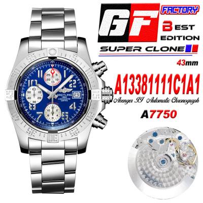 Avenger II 43 A13381111C1A1 A7750 Automatic Chrono...