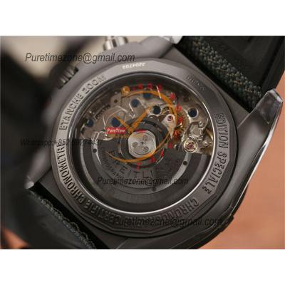 Chronomat 44 Blacksteel 44 Special Edition A7750 Automatic Chronograph Mens Watch Best Edition GF DLC Black Dial Rubber