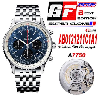 Navitimer B01 43 AB0121211C1A1 A7750 Automatic Chr...