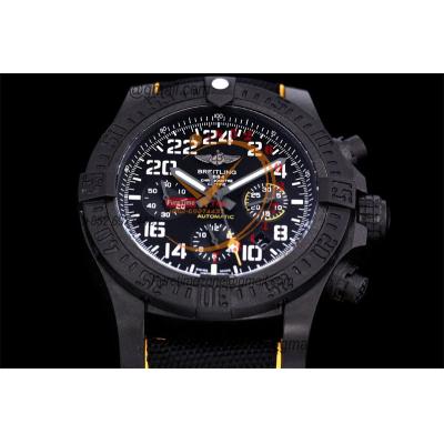 Avenger Hurricane-24H XB1210E4 A7750 Automatic Chronograph Mens Watch Best Edition GF Black Dial Rubber Strap CHS