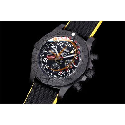 Avenger Hurricane-24H XB1210E4 A7750 Automatic Chronograph Mens Watch Best Edition GF Black Dial Rubber Strap CHS