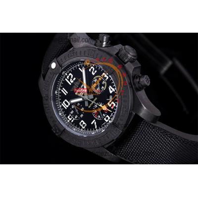 Avenger Hurricane-12H XB0170E41B1W1 A7750 Automatic Chronograph Mens Watch Best Edition GF Black Dial Nylon Strap CHS