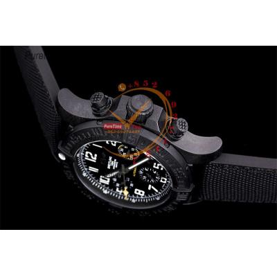 Avenger Hurricane-12H XB0170E41B1W1 A7750 Automatic Chronograph Mens Watch Best Edition GF Black Dial Nylon Strap CHS