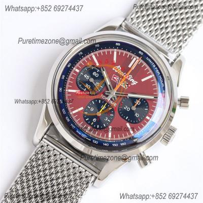 Premier Top Time B01 Chevrolet Corvette AB01761A1K1A1 A7750 Automatic Chronograph Mens Watch Best Edition GF Red Dial