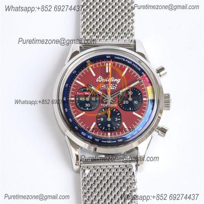 Premier Top Time B01 Chevrolet Corvette AB01761A1K1A1 A7750 Automatic Chronograph Mens Watch Best Edition GF Red Dial