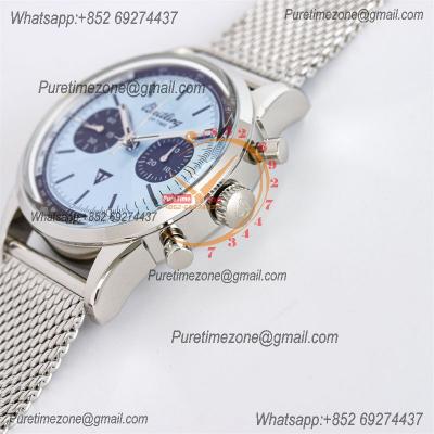 Premier Top Time B01 Triumph AB01764A1C1A1 A7750 Automatic Chronograph Mens Watch Best Edition GF ICE Blue Dial