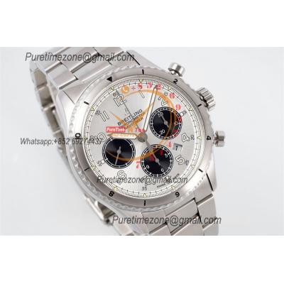 Navitimer 8 AB01171AG839 A7750 Automatic Chronograph Mens Watch Best Edition GF W43mm hite Dial SS Bracelet CHS