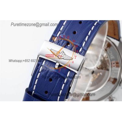 Navitimer 8 AB0117131C1P1 A7750 Automatic Chronograph Mens Watch Best Edition GF 43mm Blue Dial Leather CHS