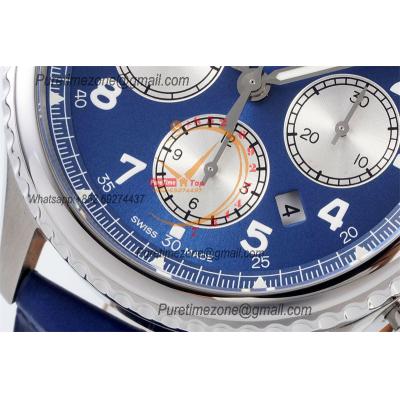 Navitimer 8 AB0117131C1P1 A7750 Automatic Chronograph Mens Watch Best Edition GF 43mm Blue Dial Leather CHS