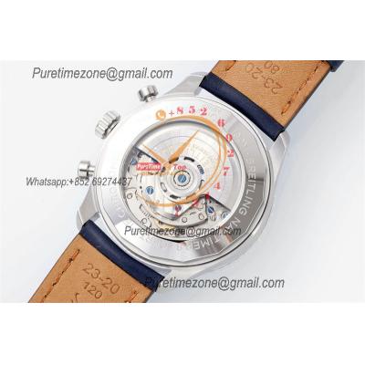 Navitimer 8 AB01171AG839 A7750 Automatic Chronograph Mens Watch Best Edition GF 43mm Silver Dial Leather CHS