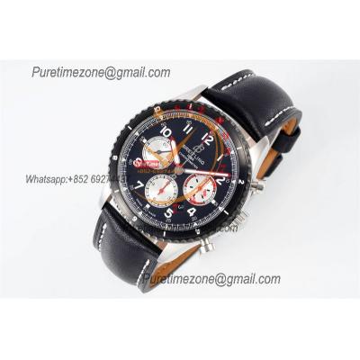 Navitimer 8 AB0117131B1P1  A7750 Automatic Chronograph Mens Watch Best Edition GF 43mm Black Dial Leather CHS