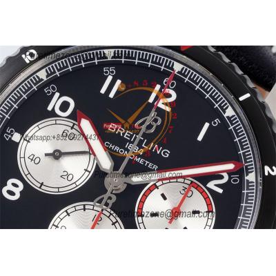 Navitimer 8 AB0117131B1P1  A7750 Automatic Chronograph Mens Watch Best Edition GF 43mm Black Dial Leather CHS