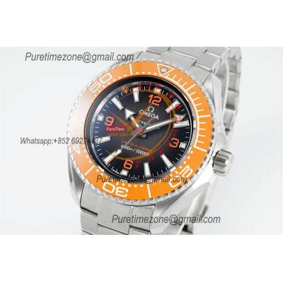 Seamaster Planet Ocean 6000M Ultra Deep A8912 Automatic Mens Watch Best Edition VRF Gray Dial SS Bracelet CHS