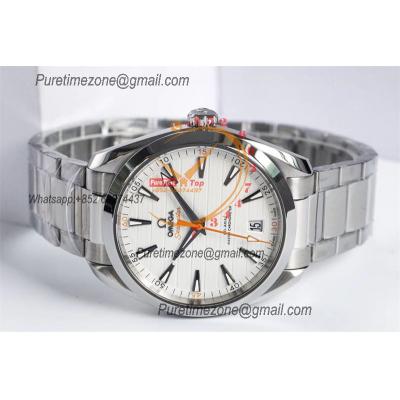 Aqua Terra 150M A8900 Automatic Mens Watch Best Edition VSF White Textured Dial SS Bracelet CHS 220.10.41.21.02.001