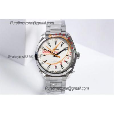 Aqua Terra 150M A8900 Automatic Mens Watch Best Edition VSF White Textured Dial SS Bracelet CHS 220.10.41.21.02.001