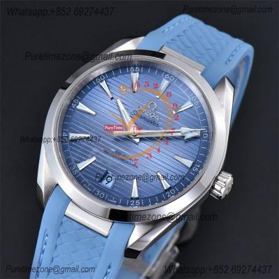 Aqua Terra 150M A8900 Automatic Mens Watch Best Edition VSF Summer Blue Dial Rubber CHS 220.12.41.21.03.008